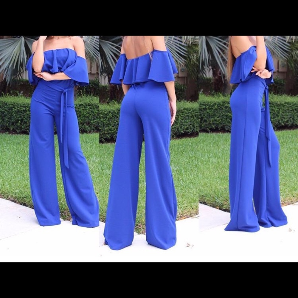 NWT  blue jumpsuit!